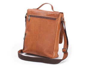 Alternative view of Torba Vertical Flapbag 13" Tan BB071-1