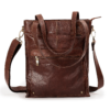 Torba na Laptopa Damska Skórzana 13" Brandy LB024 – Duży Tote Bag