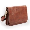 Torebka Skórzana Mała Listonoszka Brandy LB034 – Elegancka Crossbody