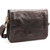 Torebka Skórzana Mała Listonoszka Black LB035 – Czarna Crossbody